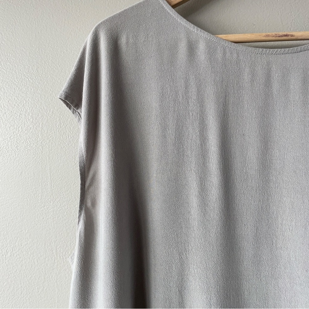 Tiger of Sweden Jeans grey sleeveless blouse medium women's shirt top - Picture 4 of 15